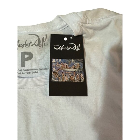 Salvador Dali White T-Shirt Bathers Of La Costa Brava Surrealist Art Crew Neck S - Picture 6 of 8